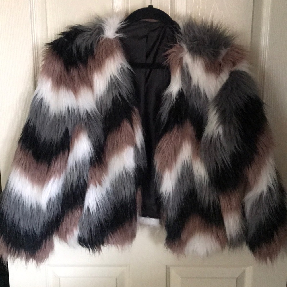 Faux Fur Coat